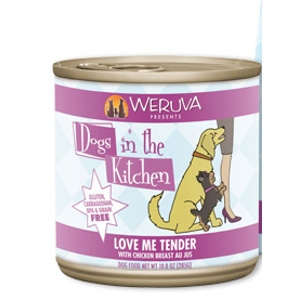 Dogs in the Kitchen Love Me Tender Au Jus Canned Dog Food, 10 oz.