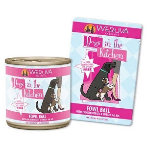 Dogs in the Kitchen Fowl Ball Au Jus Canned Dog Food, 10 oz.