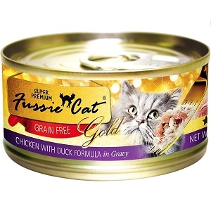Fussie Cat Chicken with Duck Canned Cat Food, 2.82 oz.