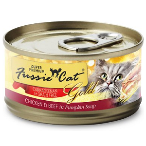Fussie Cat Chicken & Beef Canned Cat Food, 2.82 oz.