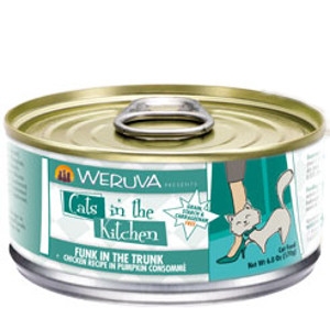 Cats in the Kitchen Chicken & Tuna Recipe in Pumpkin Consomme Funk in the Trunk Canned Cat Food, 6 oz.