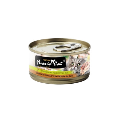 Fussie Cat® Tuna with Smoked Tuna Canned Cat Food, 2.82 oz.