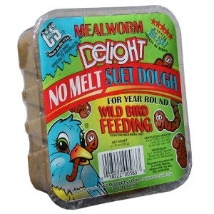 C & S Mealworm Delight No Melt Suet Dough 