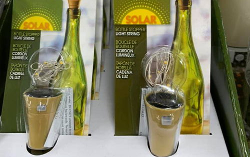 crafts bottle stopper lights