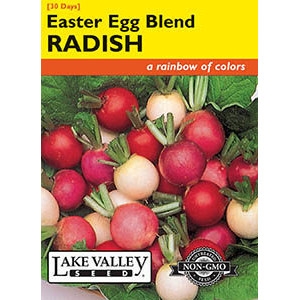 Easter Egg Blend Radish Seeds by Lake Valley Seed