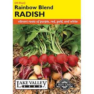 Rainbow Blend Radish Seeds by Lake Valley Seed
