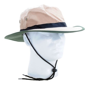 Unisex Nylon Sun Hat - Tan UPF 50+