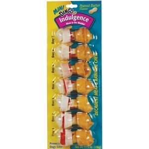 Dingo Brand Indulgence Peanut Butter Mini 7 Pack