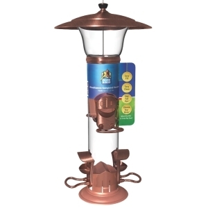 Radiant Metal Tube Feeder Copper