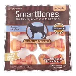 Smartbones Peanut Butter Mini 8Pk