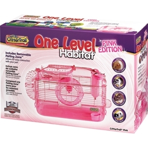 CRITTERTRAIL PINK ONE LEVEL HB