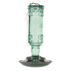 Hummingbird Antique Feeder (Green)