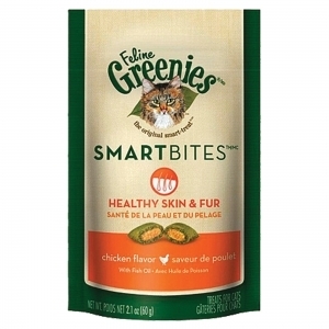 Feline Greenies Smartbites - Healthy Skin & Fur