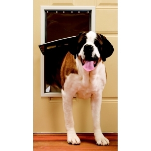 Freedom Aluminum Pet Door White Xlarge