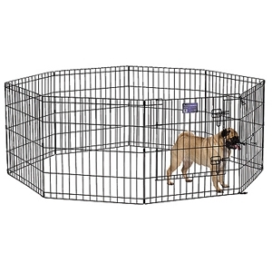 Exercise Pen W/ Door Black 24 X 24