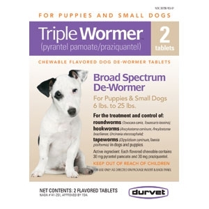Triple Wormer Puppy & Small Dog 2Ct