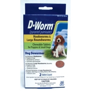 D-Worm Chewable F/Puppies&Smdg