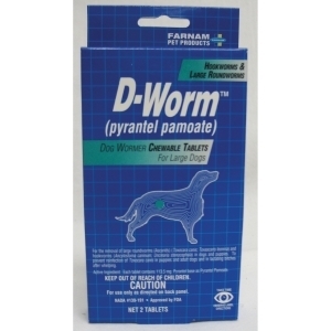 D-Worm Chewable F/ Large Dogs