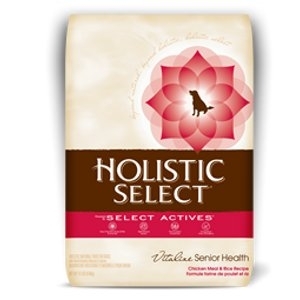 Holistic Select Vitalize Senior Health Chicken Meal & Rice Dry Dog Food