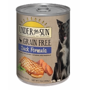 Under the Sunâ„¢ Grain Free Adult Formula for Dogs - Canned Duck