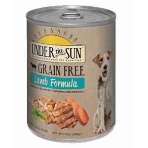 Under the Sunâ„¢ Grain Free Adult Formula for Dogs - Canned Lamb
