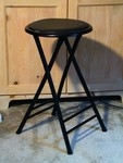 Bar Stool- Black Padded