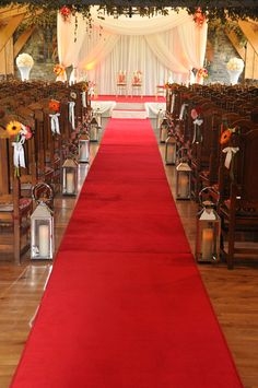 Red Carpet Aisle Runner 25'
