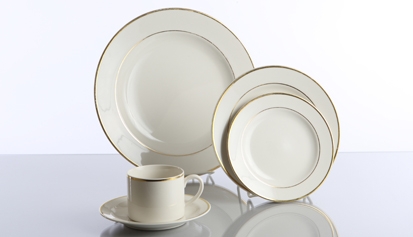 China- Ivory w/gold trim