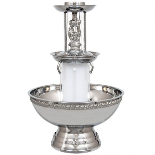 Beverage Fountain 3 Gallon Silver Trim