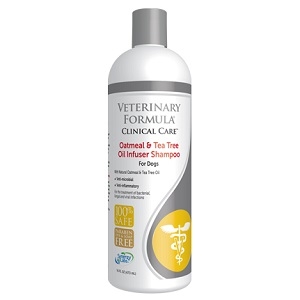 Synergy Labs Veterinary Formula Clinical Care Oatmeal & Tea Tree Oil Infuser Shampoo, 16 oz.