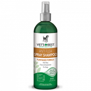 Bramton Company Vets Best™ Natural Anti-Flea Easy Spray Shampoo (16 oz)  