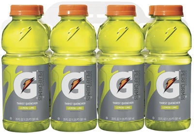 Thirst Quencher Drink, Lemon Lime, 20-oz., 8-Pk.