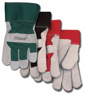 Medium Men's Lined Suede Cowhide Leather Palm Gloves