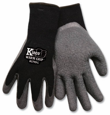 Men's Cold-Weather Latex-Coated Knit Glove, XL