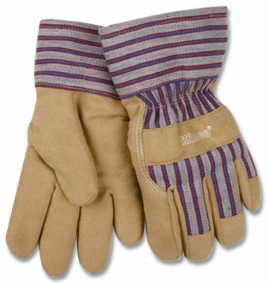Youth Synthetic Leather Palm Gloves