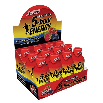 5-Hour Energy Drink, Berry, 1.93-oz.