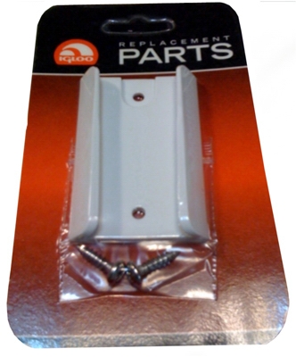 Clip Bracket For Water Cooler Cup Dispenser, White Plastic