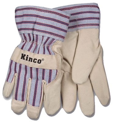 Work Gloves, Suede, Fleece-Lined, Child's Ages 3-6