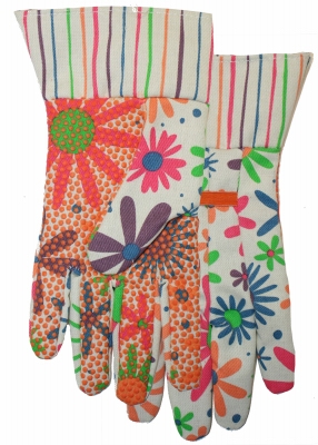 Canvas Dot Gardening Gloves, Women's,
