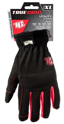High-Performance Work Gloves, Black & Red, XL