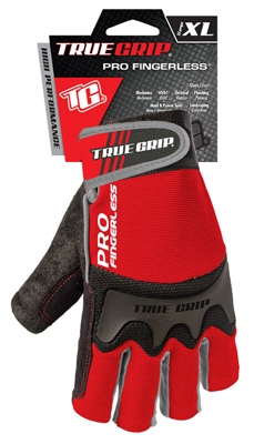 Pro Fingerless Gloves, Knuckle Protection, XL