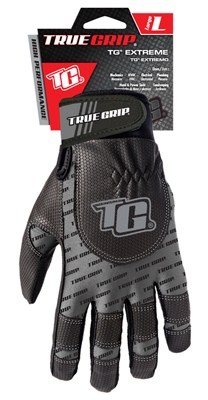 Extreme Work Gloves, Touchscreen Compatible, Black & Gray, Large