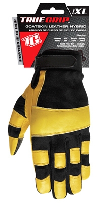Goatskin Hybrid Gloves, Polyurethane Reinforced, XL