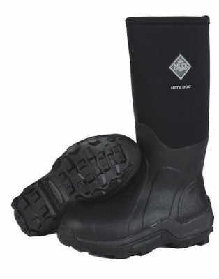 Arctic Sport High Boots, Black, Unisex Size 11 Men/12 Women
