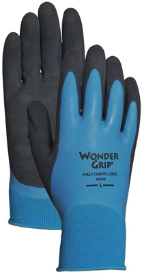Wonder Grip Liquidproof Gloves, Latex-Coated, Small