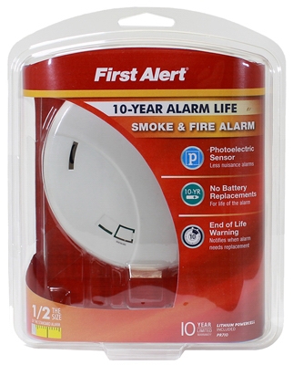 Photoelectric Smoke Alarm, 10-Year