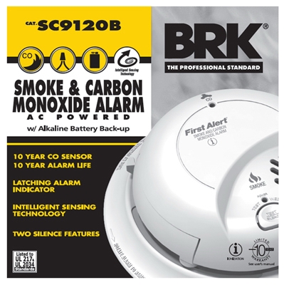 Smoke/CO Alarm, AC/DC