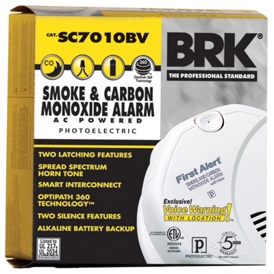 Photoelectric Smoke Alarm, AC/DC