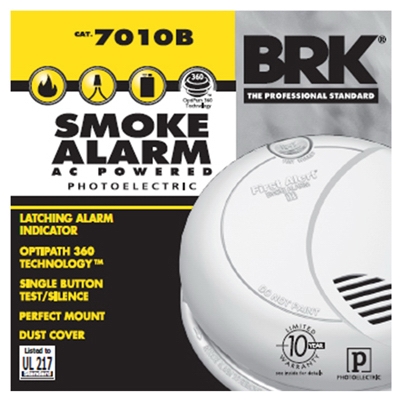 Photoelectric Smoke Alarm, AC/DC