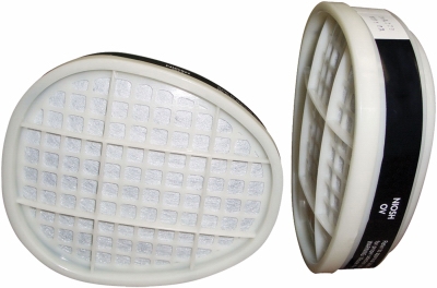 Respirator Replacement Cartridges/Pre-Filters, 2-Pk.